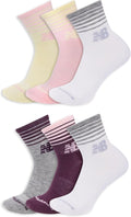 New Balance Unisex Adult Performance Cushioned Ankle Socks - 6 Pairs - Moisture Wicking